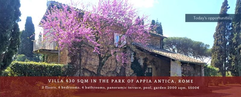 Villa for rent in Appia Antica Rome
