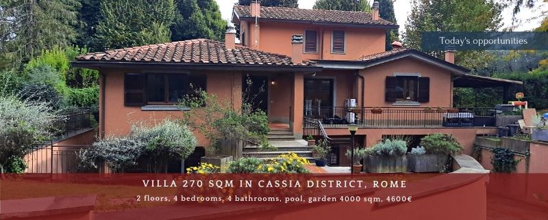 Villa for rent in Grottarossa