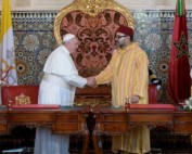 His Holiness Pope Francis and His Majesty King Mohammed VI